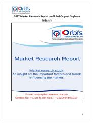 2017 Market Research Report on Global Organic Soybean Industry.pdf