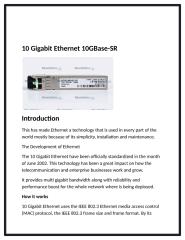 10 Gigabit Ethernet 10GBase-SR.docx