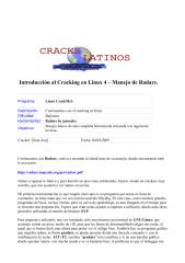 Introduccion al Cracking en Linux 04 – Manejo de Radare.pdf